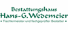 Logo Bestattungshaus Hans-G. Wedemeier